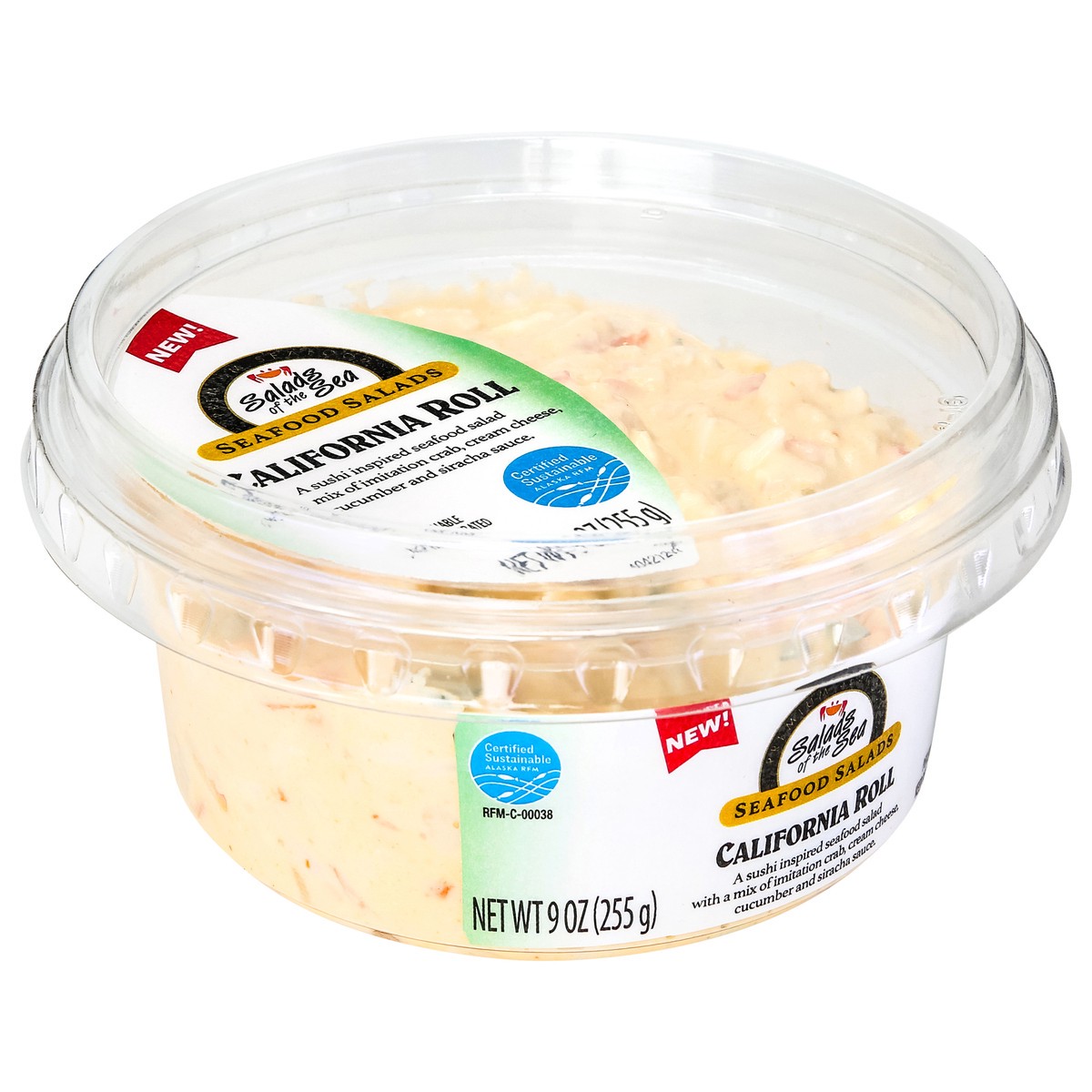 slide 2 of 15, Salads of the Sea California Roll Seafood Salad 9oz, 9 oz