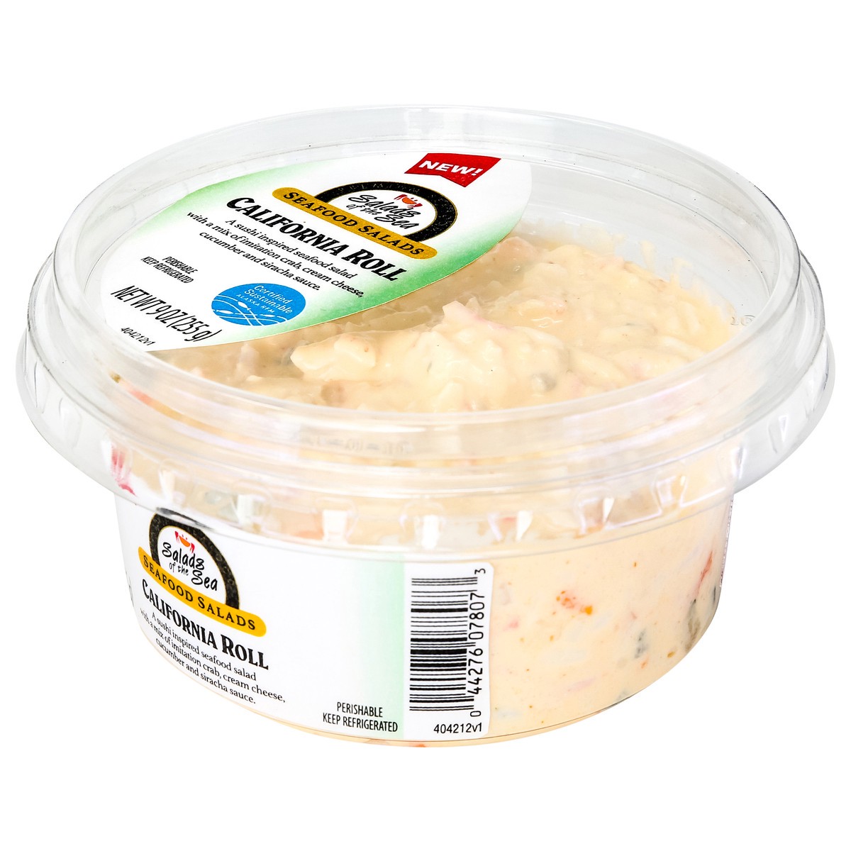 slide 10 of 15, Salads of the Sea California Roll Seafood Salad 9oz, 9 oz