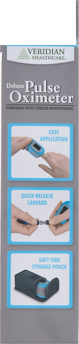 slide 5 of 11, Veridian Healthcare Deluxe Pulse Oximeter 1 ea, 1 ea