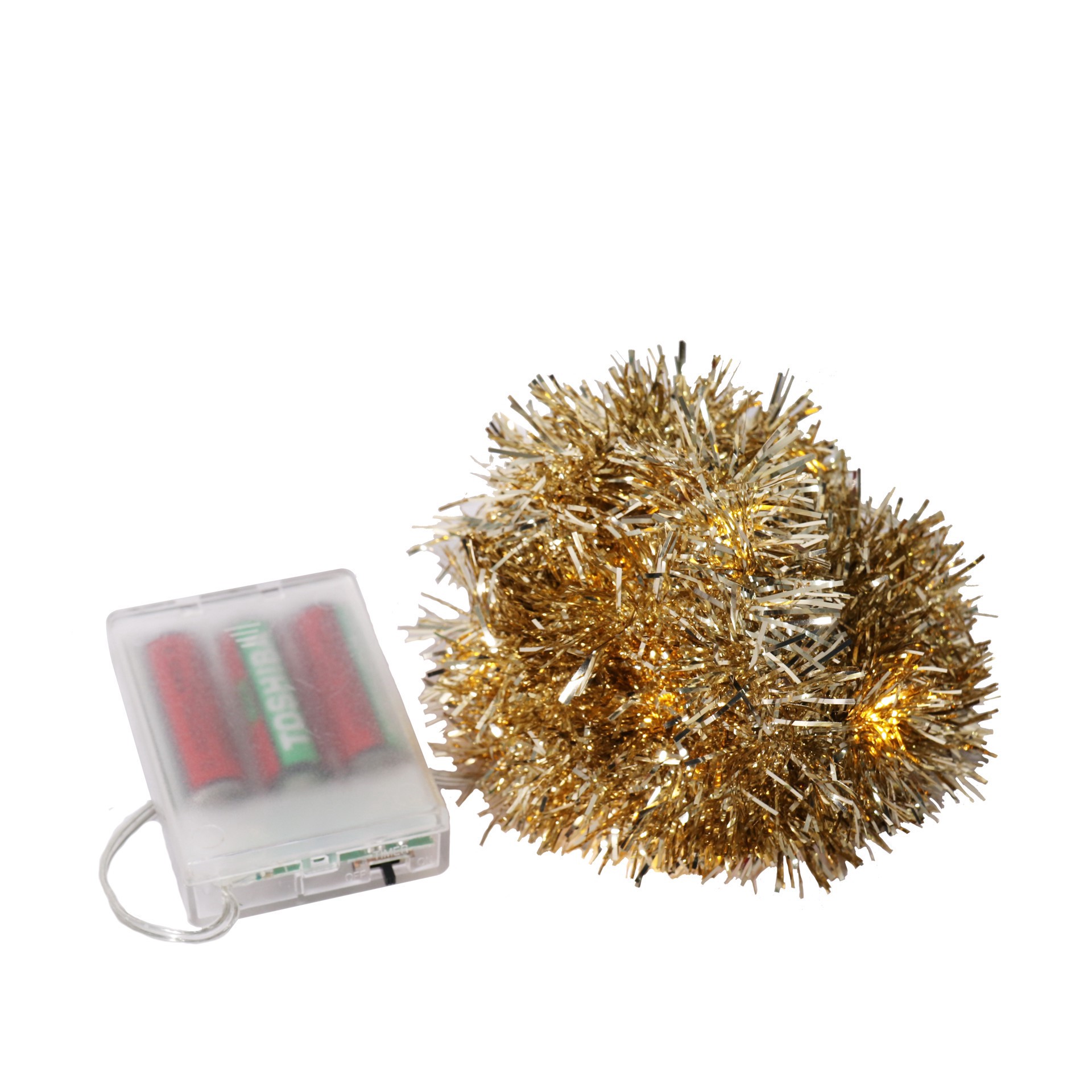 slide 2 of 2, 20ct. Warm White Led Tinsel String Lights By Ashland, 20 ct