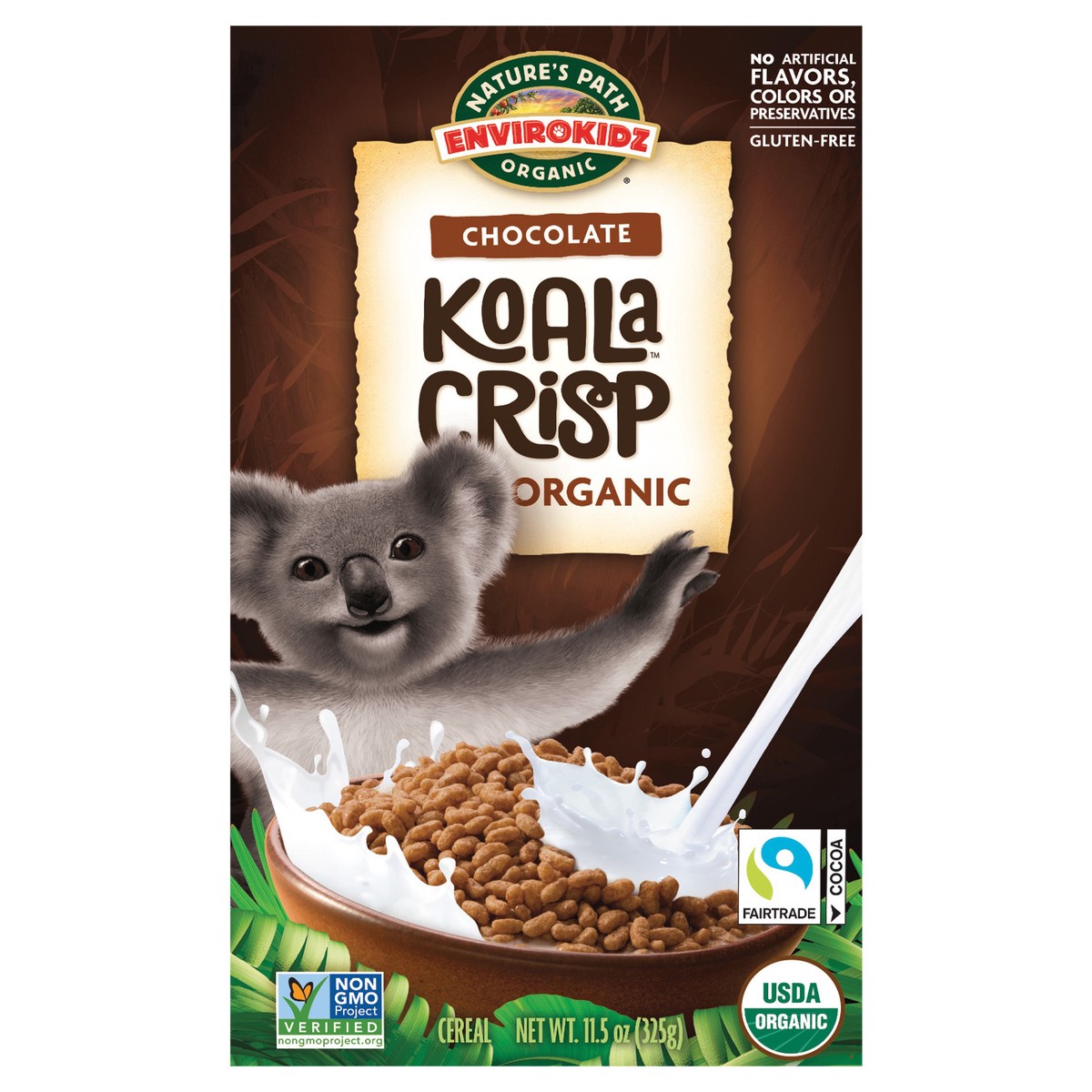 slide 1 of 3, Nature's Path Organic Nature's Path Envirokidz Organic Koala Crisp Cold Cereal 11oz Box, 11.5 oz