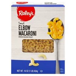 Raley's Elbow Macaroni, Small 16 Oz