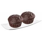 slide 1 of 1, Multifoods Rich Chocolate Puffin Muffin - 2 Ct, 10 oz