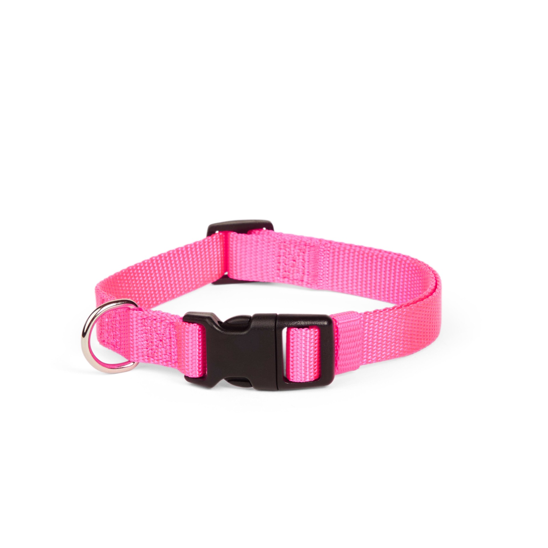 slide 1 of 1, YOULY Pink Adjustable Dog Collar, Small, SM