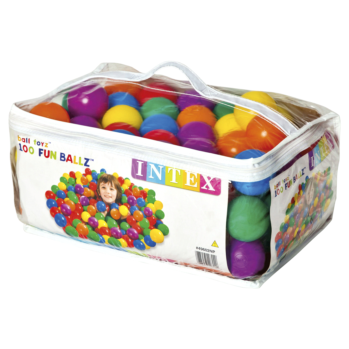 slide 1 of 2, Intex Small Fun Balls, 1 ct