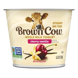 Brown Cow Whole Milk Cherry Vanilla Yogurt