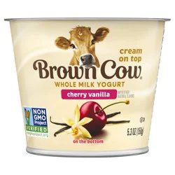 Brown Cow Whole Milk Cherry Vanilla Yogurt