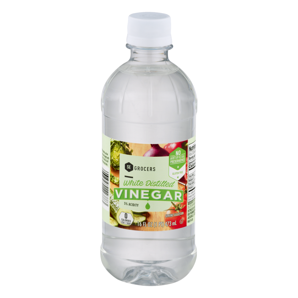 slide 1 of 1, SE Grocers White Dstld Vinegar, 16 oz