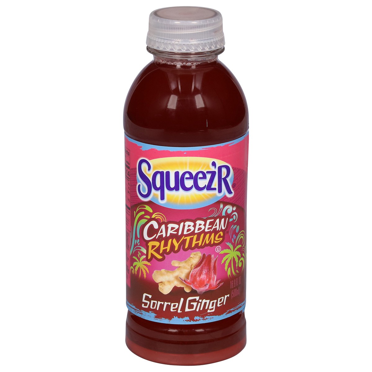 slide 10 of 14, Squeez r Caribbean Rhythms Sorrel Ginger - 16.9 fl oz, 14 oz