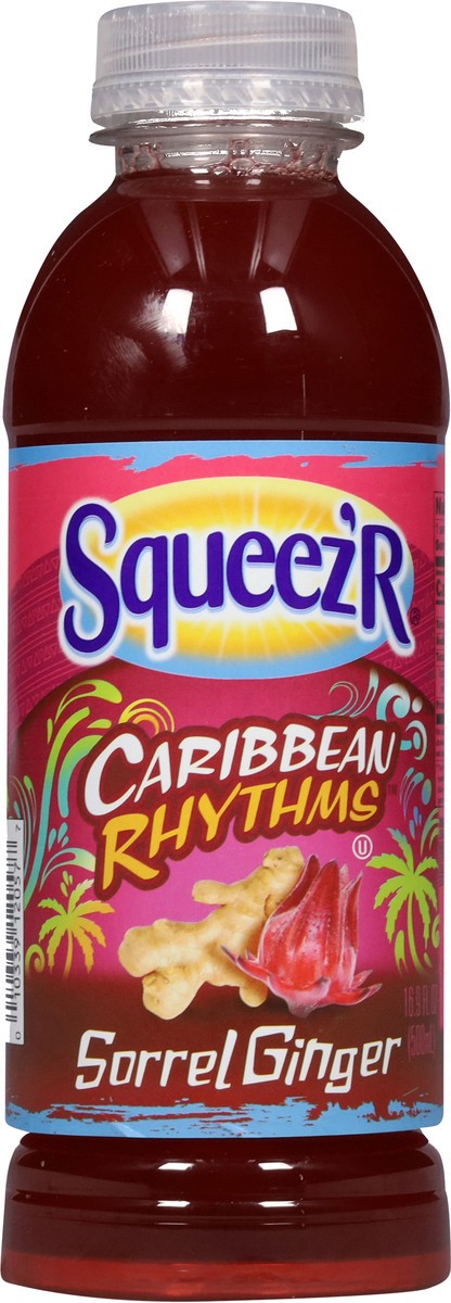 slide 14 of 14, Squeez r Caribbean Rhythms Sorrel Ginger - 16.9 fl oz, 14 oz
