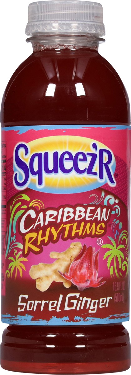 slide 9 of 14, Squeez r Caribbean Rhythms Sorrel Ginger - 16.9 fl oz, 14 oz