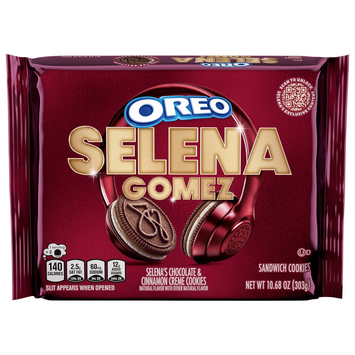 slide 1 of 16, Oreo Chocolate & Cinnamon Creme Sandwich Cookies, 10.68 oz, 10.68 oz