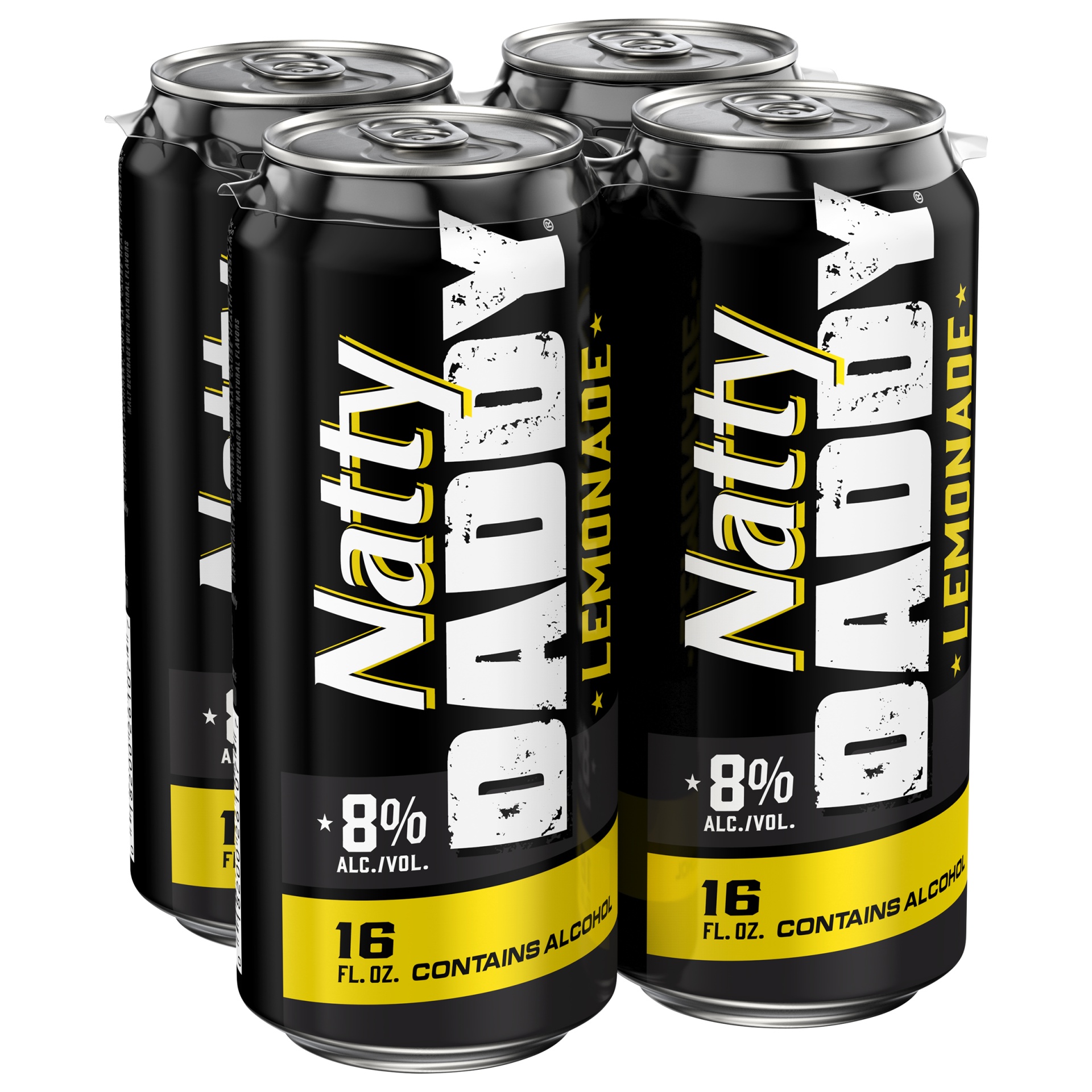 slide 1 of 1, Natty Daddy Lemonade, 8% ABV, 4 ct; 16 oz