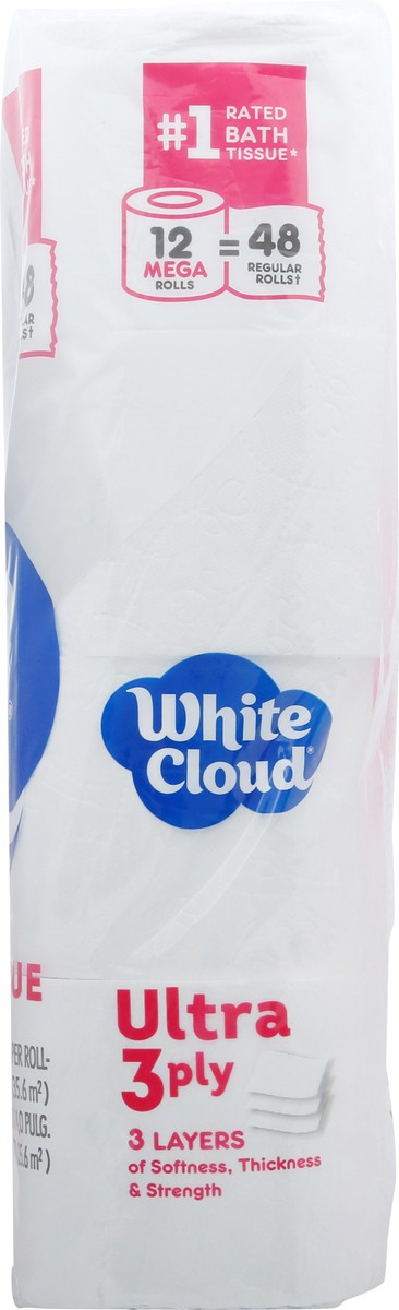 slide 9 of 12, White Cloud 3 Ply Ultra Bath Tissue 12 ea, 12 ct