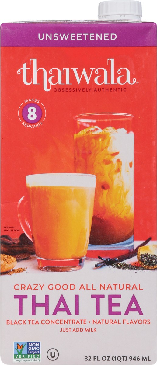 slide 5 of 9, Thaiwala Unsweetened Thai Tea - 32 fl oz, 32 fl oz