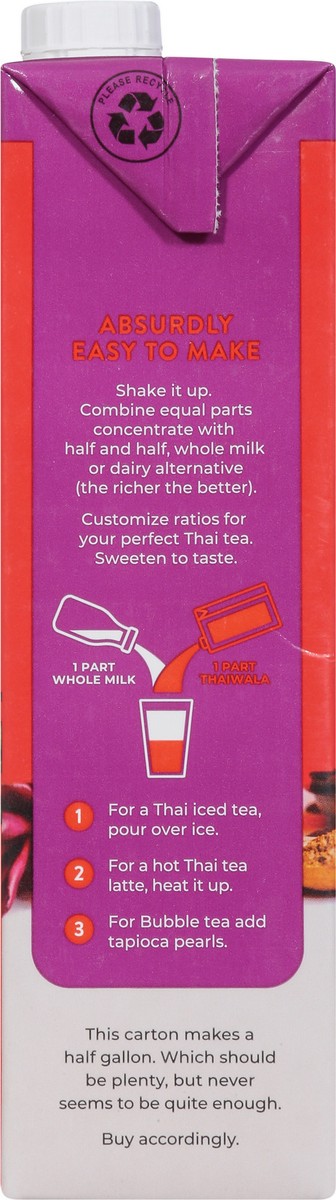 slide 9 of 9, Thaiwala Unsweetened Thai Tea - 32 fl oz, 32 fl oz