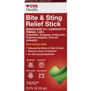 slide 1 of 1, CVS Health Cvs Sting & Bite Relief Stick, .5 Oz, 0.5 oz