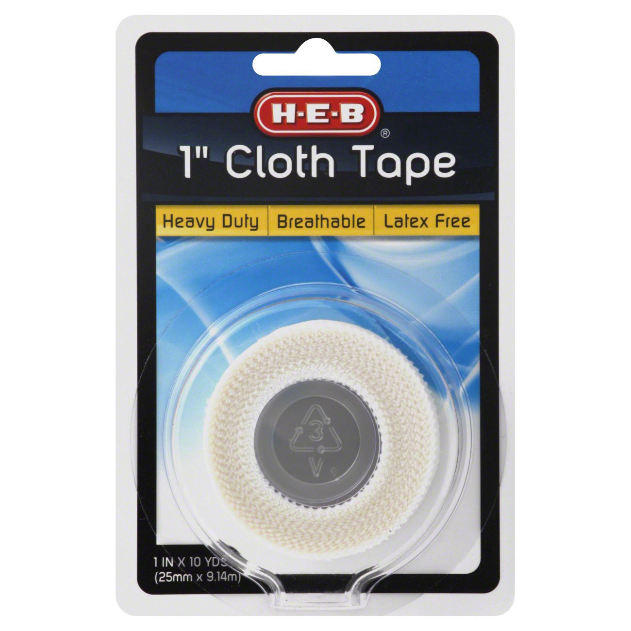 slide 1 of 1, H-E-B 1 Inch Cloth Tape, 1 ct