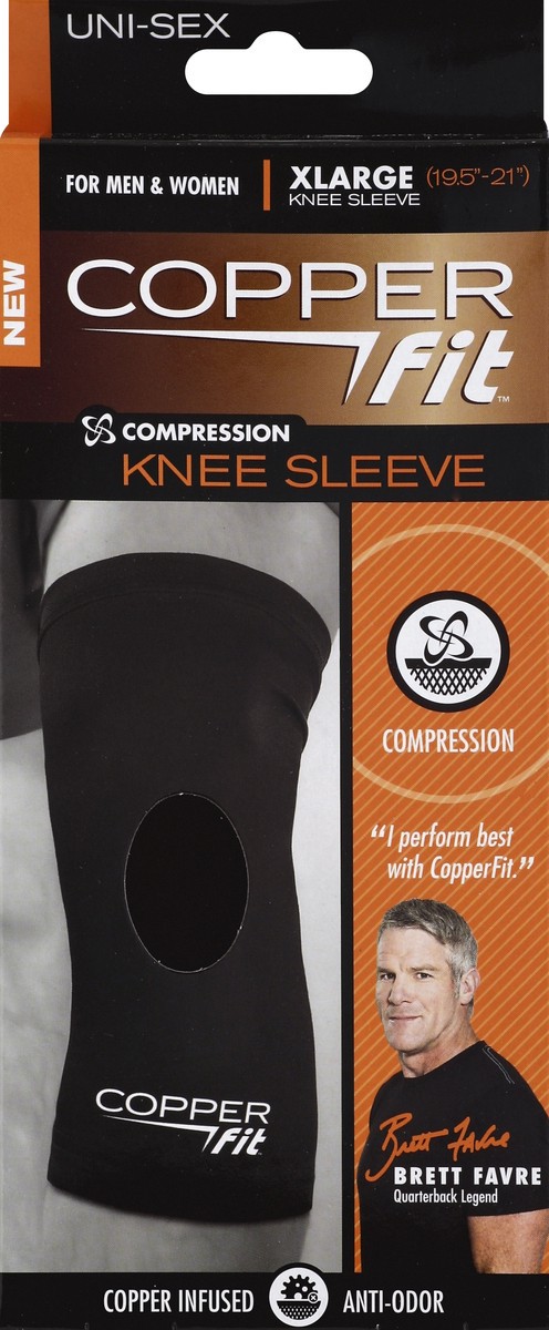 slide 1 of 5, Copper Fit Knee Sleeve 1 ea, 1 ct