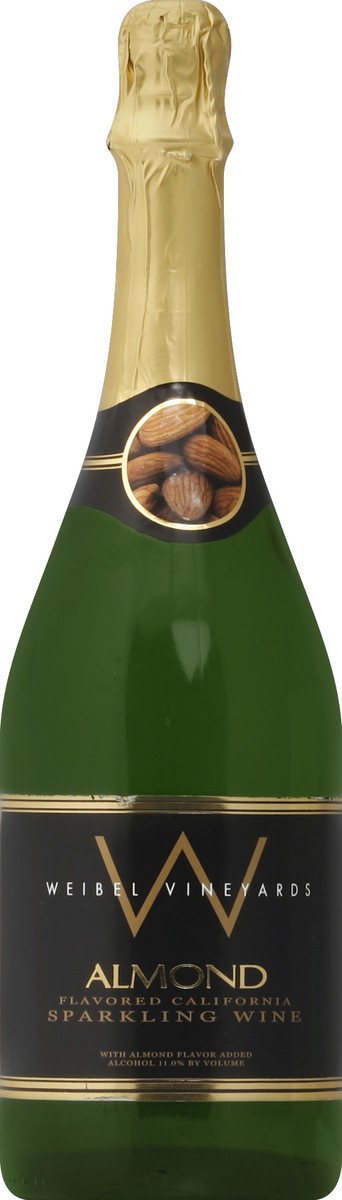 slide 2 of 2, Weibel Sparkling Wine, California, Almond Flavored, 750 ml