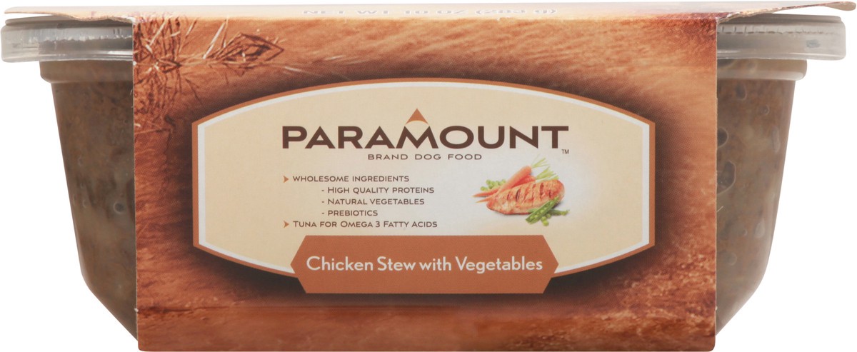 slide 2 of 12, Paramount Chicken Stew with Vegetables Dog Food 10 oz, 10 oz