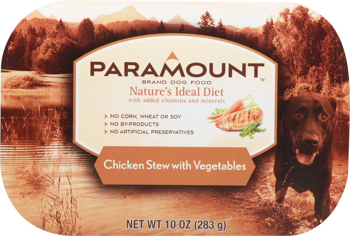 slide 7 of 12, Paramount Chicken Stew with Vegetables Dog Food 10 oz, 10 oz