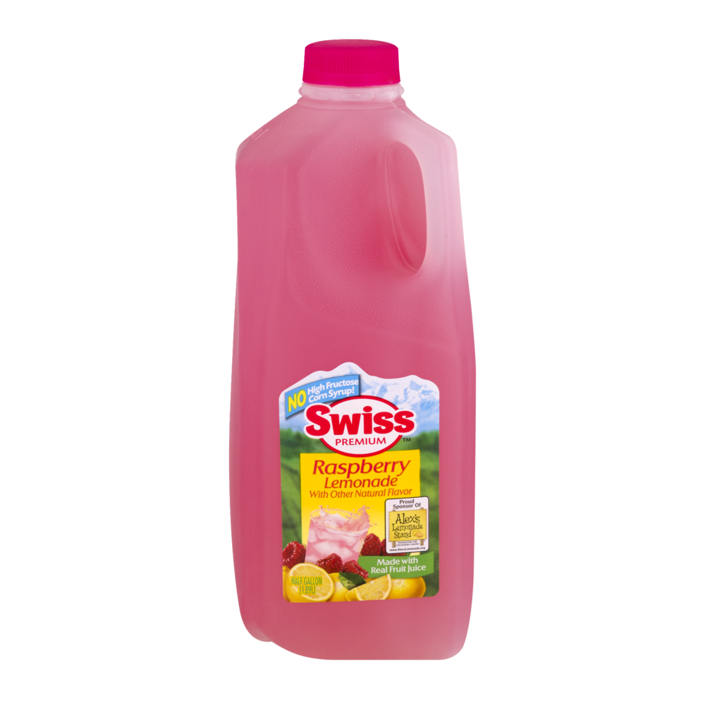 slide 1 of 1, Swiss Premium Raspberry Lemonade With Other Natural Flavor, 2 qt