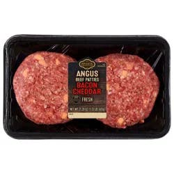Private Selection Bacon Cheddar Angus Beef Patties