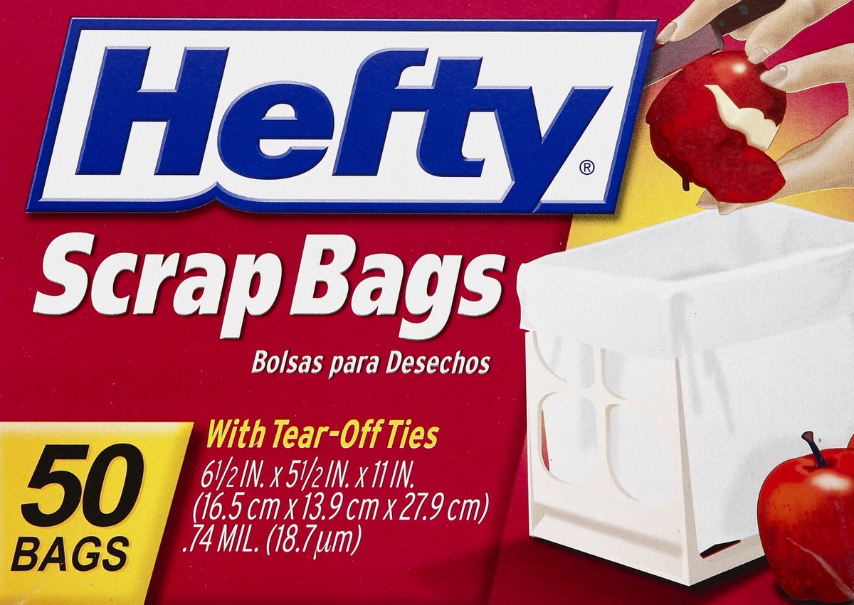 slide 4 of 4, Hefty Hfty Scrap Bags, 50 ct