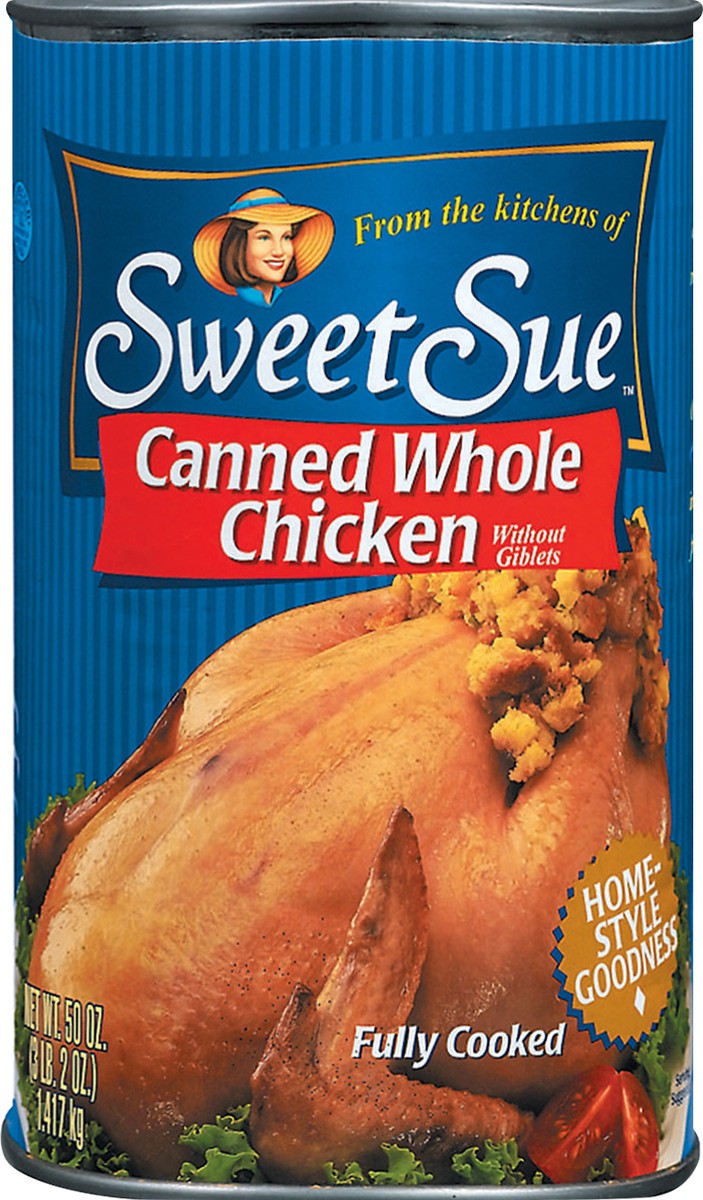 slide 4 of 5, Sweet Sue Canned Whole Chicken, 50 oz