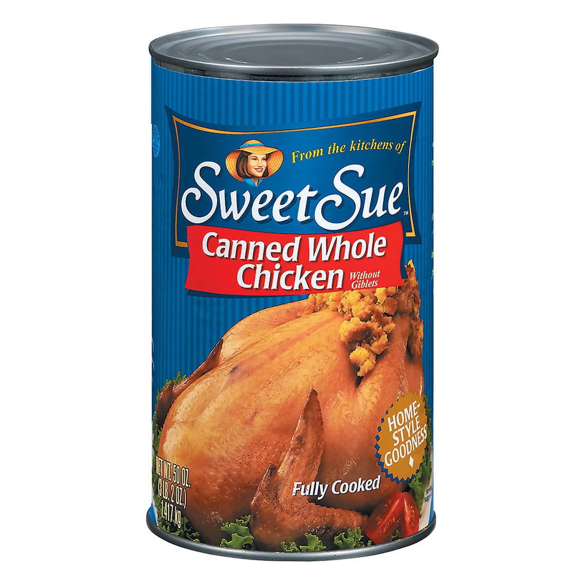 slide 5 of 5, Sweet Sue Canned Whole Chicken, 50 oz