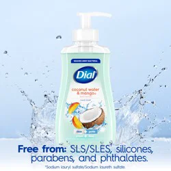 Dial Coconut Water & Mango Scent Hand Soap 7.5 fl oz
