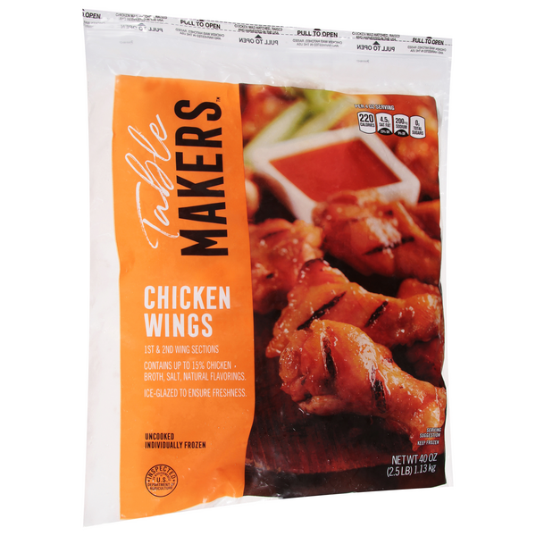 slide 1 of 1, Hy-Vee Table Makers Chicken Wings, 2.5 lb