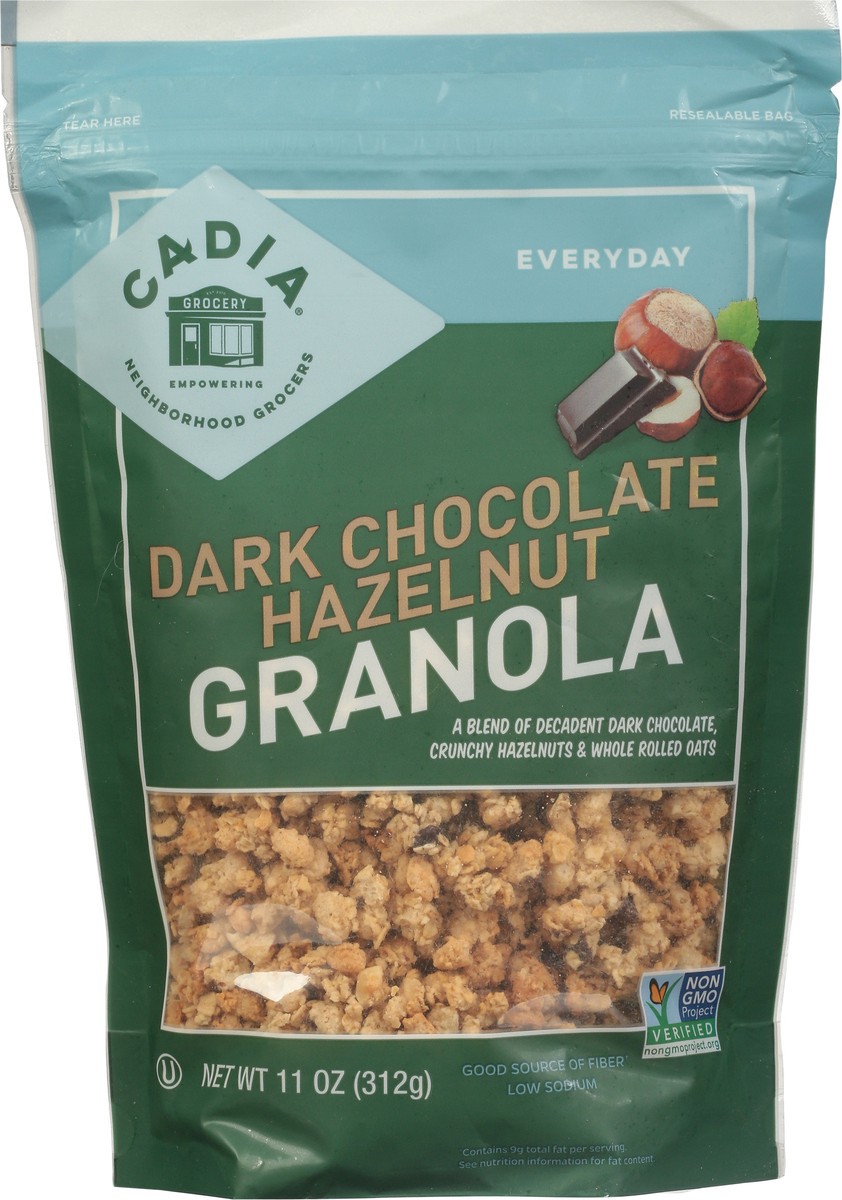 slide 6 of 9, Cadia Dark Chocolate Hazelnut Granola 11 oz, 11 oz