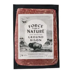 Force Of Nature 100% Grass Fed Ground Bison