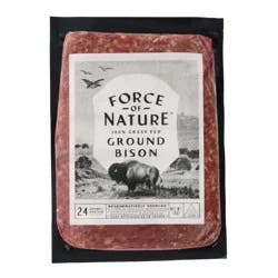 Force Of Nature 100% Grass Fed Ground Bison