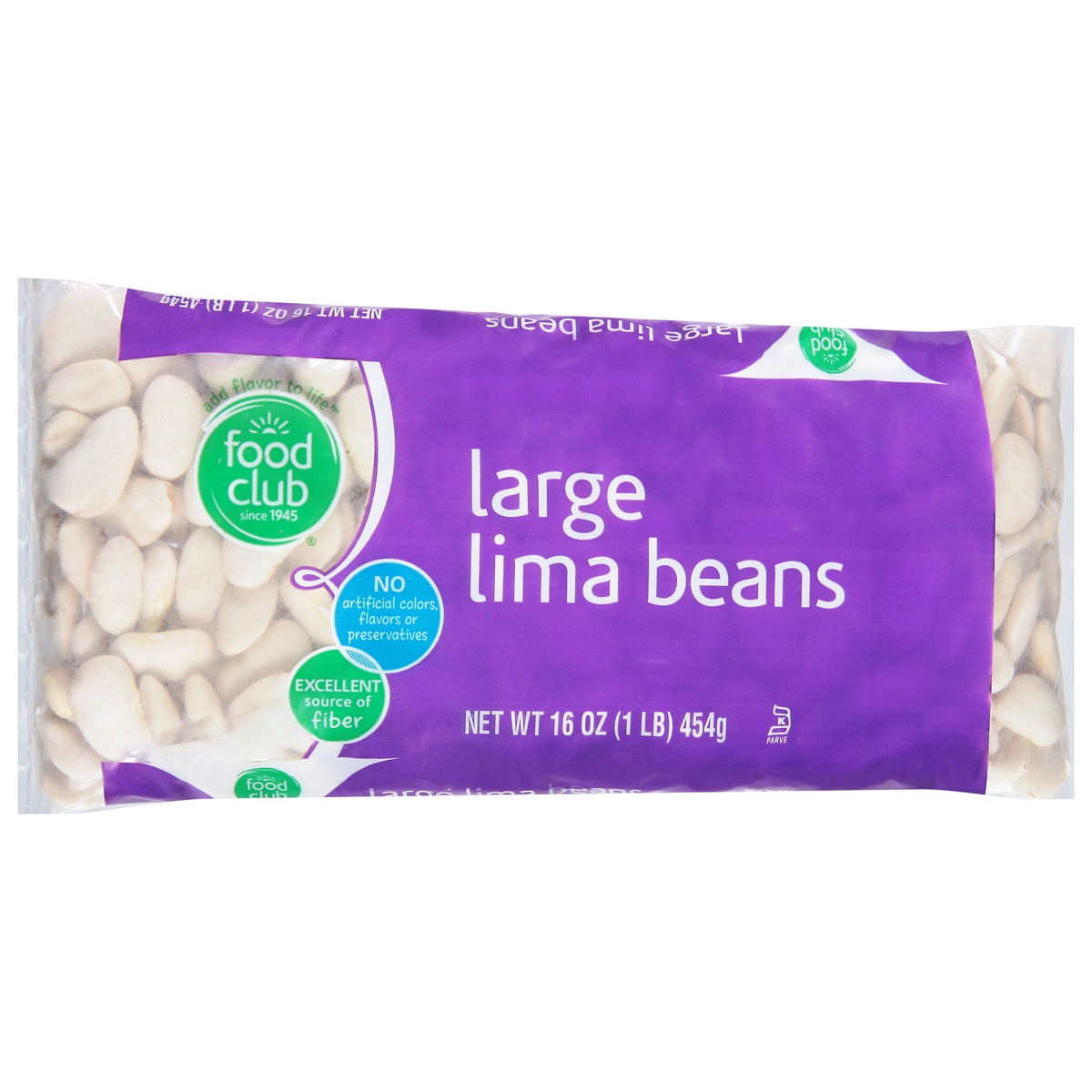 slide 2 of 11, Food Club Large Lima Beans, 1 ct
