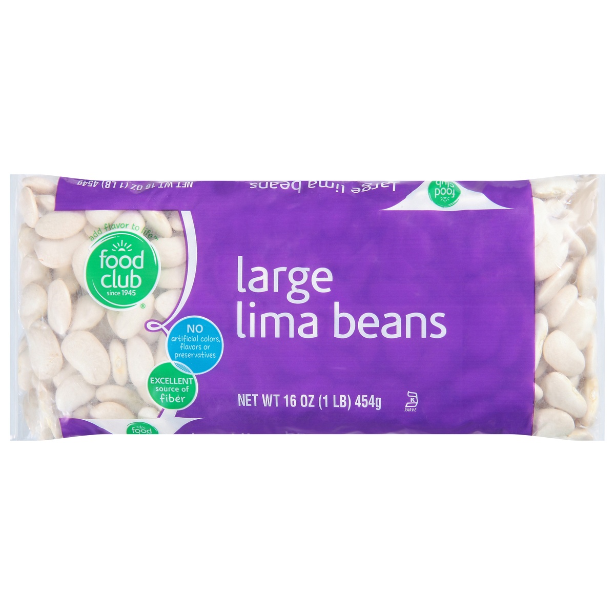 slide 1 of 11, Food Club Large Lima Beans, 1 ct