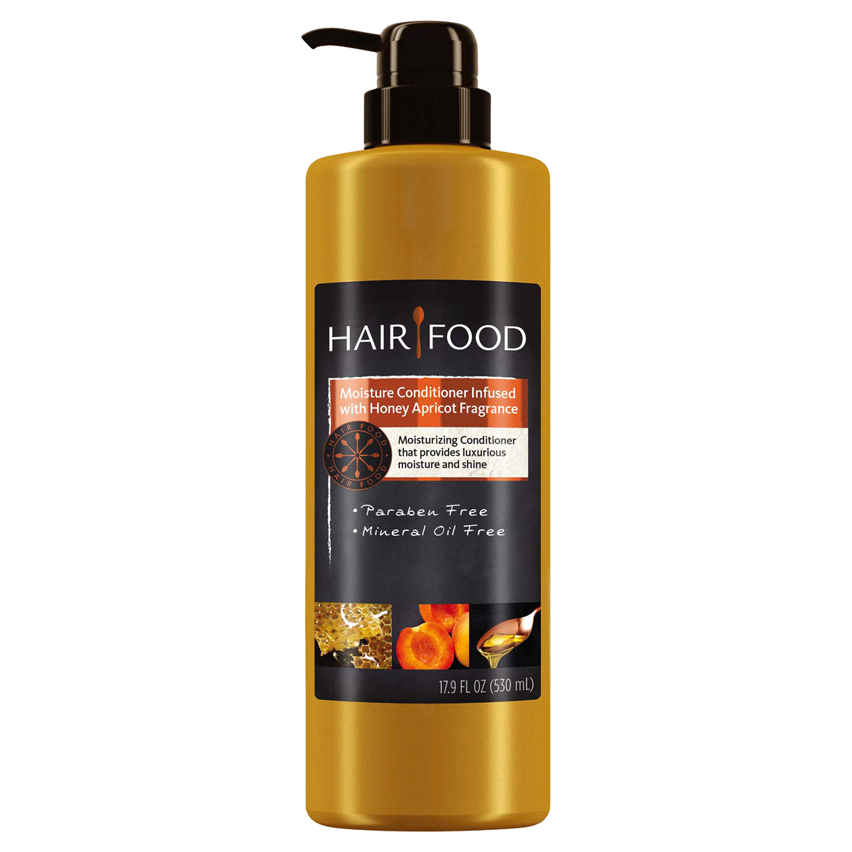 slide 2 of 3, Hair Food Moisture Conditioner Infused With Honey Apricot Fragrance, 17.9 fl oz