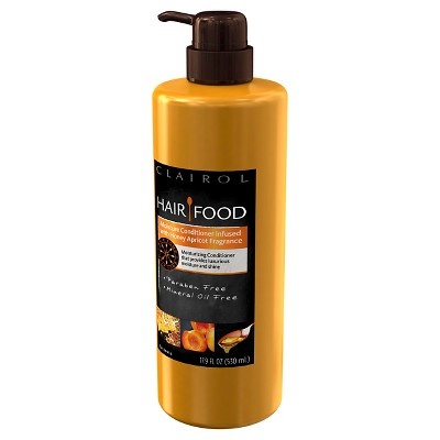 slide 1 of 3, Hair Food Moisture Conditioner Infused With Honey Apricot Fragrance, 17.9 fl oz