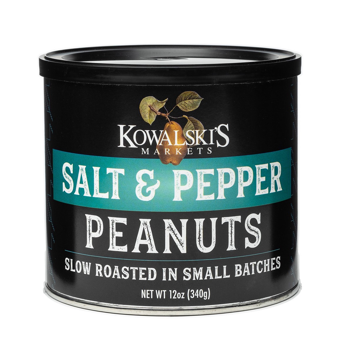 slide 1 of 1, Kowalski's Sea Salt & Pepper Peanuts, 12 oz