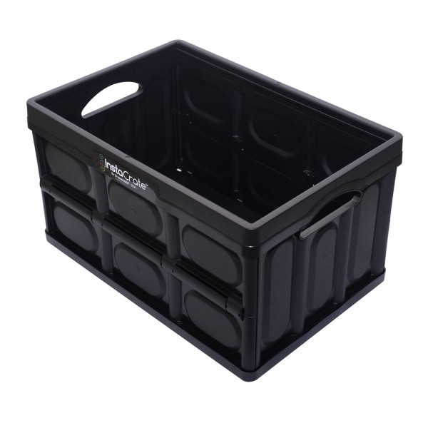 slide 1 of 8, Usm Insta Crate Storage Black - EA, 1 ct