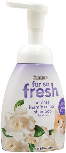 slide 1 of 1, Sergeant's Fur-So-Fresh Tahitian Garden Scent Cat Shampoo, 8.5 fl oz