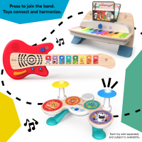 slide 2 of 5, Baby Einstein Together - Tune Drums Connected Magic Touch Drum Set, 1 ct