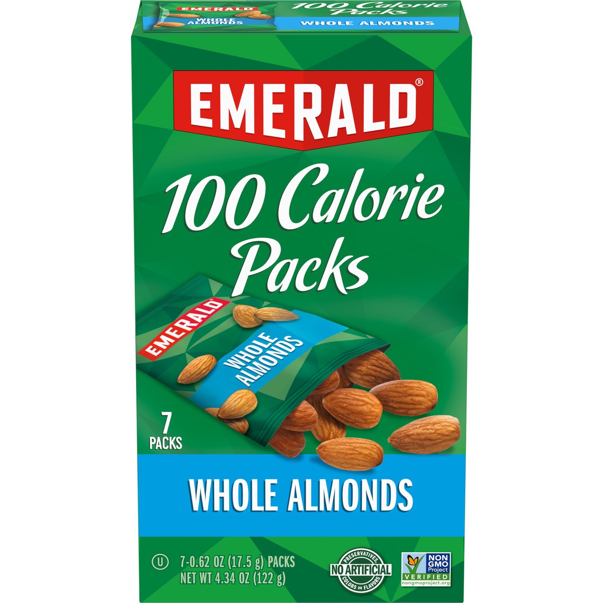 slide 1 of 5, Emerald Natural Whole Almonds, 4.340 oz