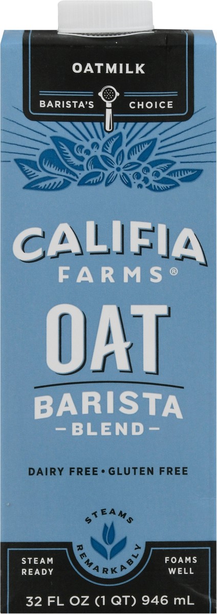 slide 9 of 9, Califia Farms Barista Blend Oatmilk 32 fl oz, 32 fl oz