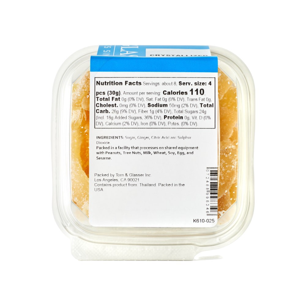 slide 3 of 3, Torn & Glasser Torn Glasser Crystallized Ginger, 8 oz