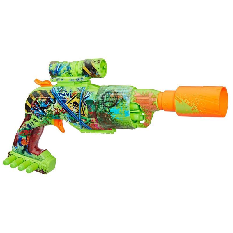 slide 6 of 8, NERF Zombie Driller Dart Blaster, 1 ct