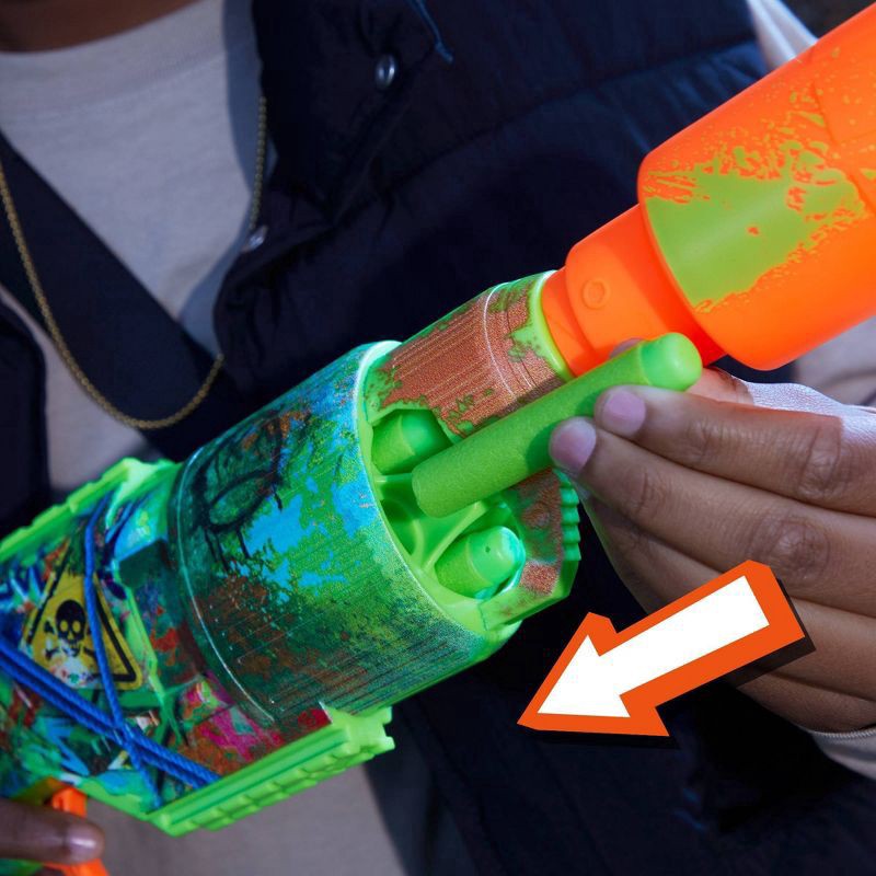 slide 3 of 8, NERF Zombie Driller Dart Blaster, 1 ct