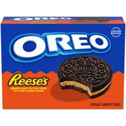 OREO Cookie Dough Creme Sandwich Cookies, Limited Edition, 10.68 oz